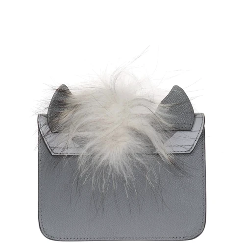 Жіноча сумка крос боді Furla Metropolis Jungle Mini сіра (вісімсот вісімдесят одна тисяча сто сімдесят чотири): Фактура Хутро, матова, Зерниста