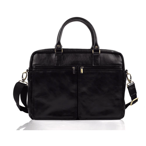 Solier DUNDEE Leather Bag Black (SL01Black) for MacBook Pro 15" фото 5