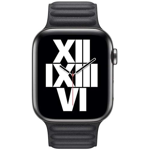 Аксесуар для Watch Apple Leather Link Black Size S / M (MY9M2) for Apple Watch 42 / 44mm: Виробник Apple