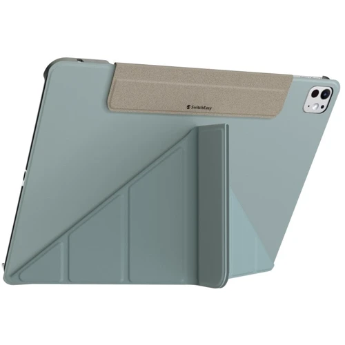 Аксессуар для iPad Switcheasy Origami Exquisite Blue (SPD249093XB24) for iPad Pro 13 2024 M4: Особенности трансформируется в подставку, четыре универсальных режима, Удобно держать в руке, Приятен на ощупь, Надежная защита от царапин и загрязнений, закрывается на магнитный клапан, режим автопробуждения/сна