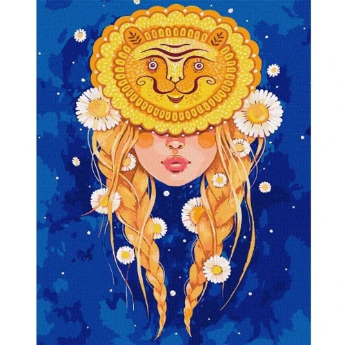 Картина за номерами Ідейка Лев ©lesya_nedzelska_art 40x50 см (KHO2599)