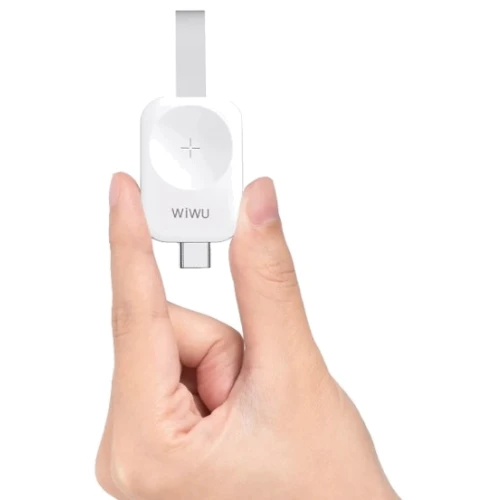 Зарядний пристрій WIWU Wireless Charger Magnetic M16 для Apple Watch White: Кабель в комплекті отсутствует