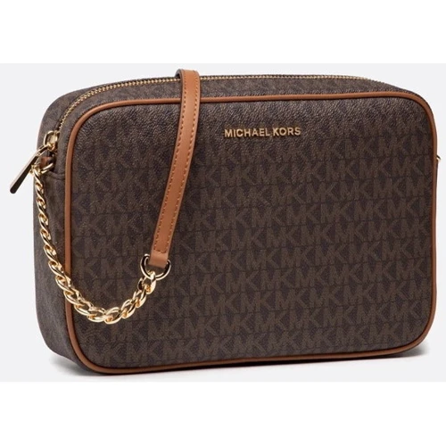 Женская сумка кросс боди Michael Kors JET SET LG EW CROSSBODY темно-коричневая (32F1GJ6C7B200): Стиль Повседневный (Casual)