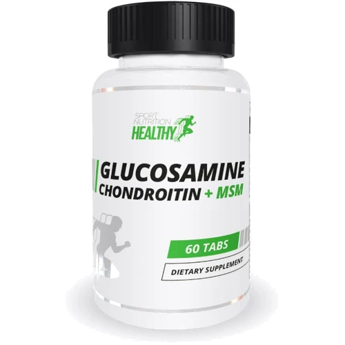 Healthy by MST Glucosamine Chondroitin + MSM Глюкозамин Хондроитин + МСМ 60 таблеток
