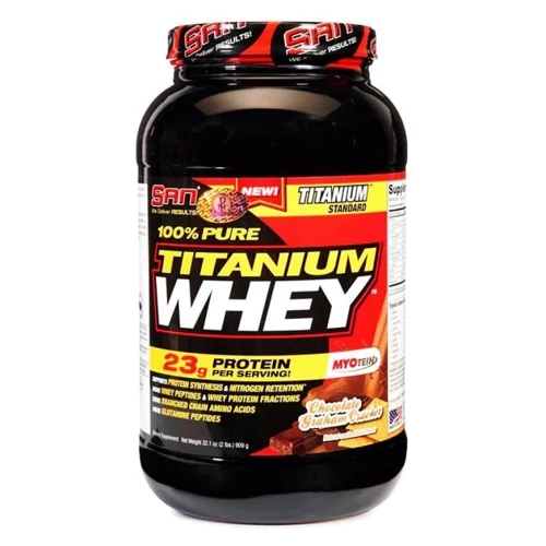Протеин SAN 100% Pure Titanium Whey 908 g /30 servings/ Chocolate cracker