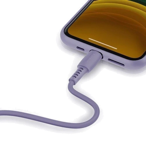 Кабель Baseus Cable USB-C to Lightning Colorful 18W 1.2m Purple (CATLDC-05) фото 3