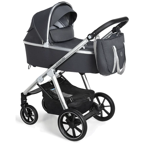 Универсальная коляска 2в1 Baby Design BUENO 17 GRAPHITE (без вышивки) фото 16
