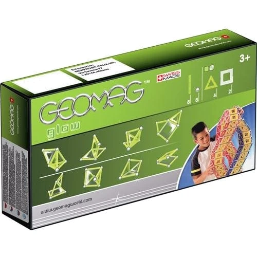 Geomag Glow 22 детали | Светящийся магнитный конструктор Геомаг фото 3