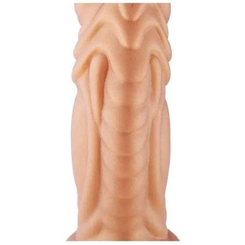 Фаллоимитатор-насадка Hismith Slightly Curved Silicone Dildo Monster Series