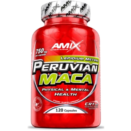 Amix Peruvian MACA 750мг Перуанская Мака 120 веган капсул