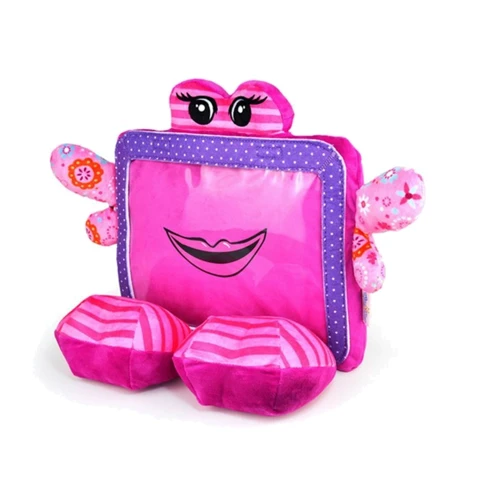 Мягкая игрушка ФЛОРА, чехол для планшетов 9 – 10,1 дюймов, розовая, (в коробке): undefined undefined