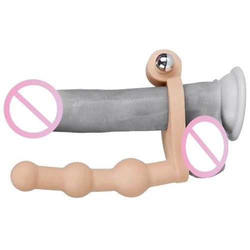 Насадка для двойного проникновения LoveToy The Ultra Soft Double Bead 6"