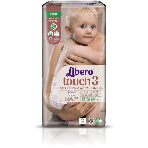 Підгузки Libero Touch Pants Розмір 3 (5-9 кг) 36 шт (7322541739472) фото 10