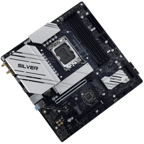 BIOSTAR B760M-SILVER: Оперативная память 4xDDR5 6000+ МГц, до 192 ГБ