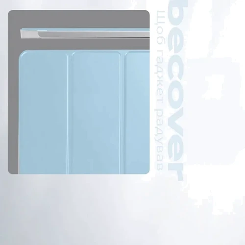 Аксесуар для iPad BeCover Case Book Tri Fold Hard Light Blue для iPad 10.2 2019-2021/iPad Air 2019/Pro 10.5 (711126): Матеріал искусственная кожа