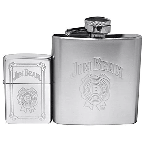 Зажигалка и фляга Zippo Jim Beam (28414)