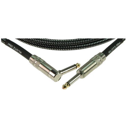 Кабель инструментальный KLOTZ 59 Vintage pro Guitar Сable Angled 4.5 м