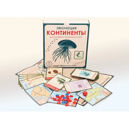 Настольная игра Эволюция. Континенты (Evolution): Производитель Правильные Игры