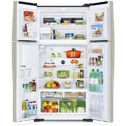 Холодильник Side-by-Side Hitachi R-W720PUC1GGR: Размеры ВxШxГ, см 91х183,5х74,5