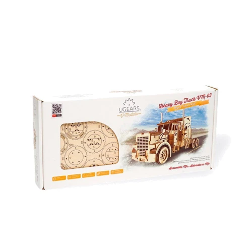 Механический 3D пазл UGEARS "Тягач VM-03" (70056)