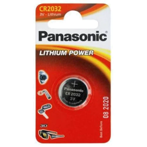Батарейка Panasonic CR 2032 BLI 1 LITHIUM (CR-2032EL/1B)