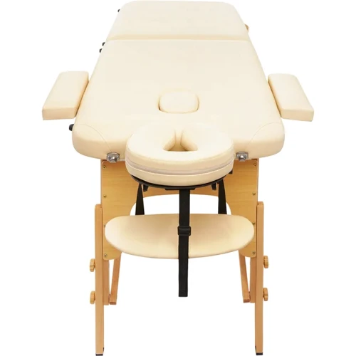 Массажный стол 4FIZJO Massage Table Wood W60 Beige (TABLEW60BEIGE)