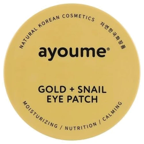 Ayoume Gold + Snail Eye Patch Патчи для кожи вокруг глаз с золотом и улиточным муцином 60 шт.: Классификация Натуральная