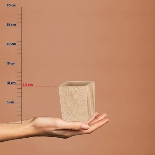 Склянка для зубних щіток KELA Kaiu під дерево 8х6х9.5 см (23683)