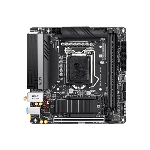 MSI H510I Pro WIFI: Оперативная память 2xDDR4 3200 МГц, до 64 ГБ