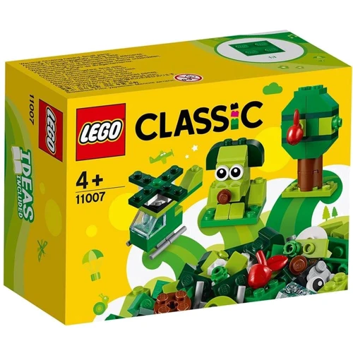 Конструктор LEGO Classic Зелёный набор для конструирования (11007): Рекомендуемый возраст от 4 до 12 лет