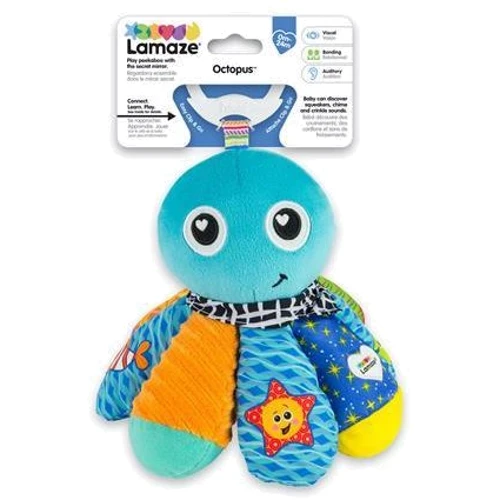 Мягкая игрушка-подвеска Lamaze Осьминог с пищалкой и зеркальцем (L27514): Производитель Lamaze