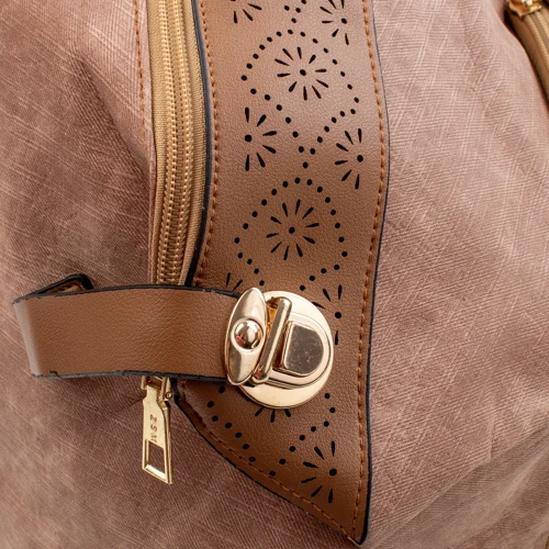 Жіночий рюкзак Valiria Fashion бежевий (3DETBQ-091-12-2): Матеріал поліестер