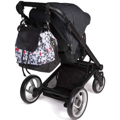 Рюкзак для мами BabyOno UpTown c матрасиком для сповивання Сірий (1501/03)