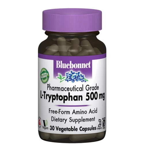 Bluebonnet Nutrition L-Tryptophan 500 mg 30 caps L-Триптофан