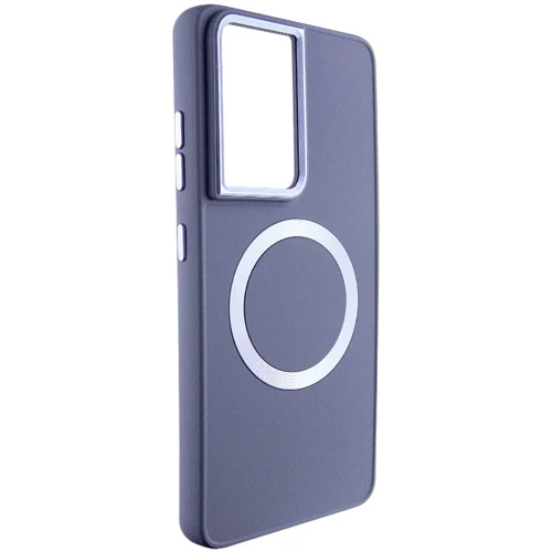 Чехол для телефонов TPU Case Bonbon Metal Style with MagSafe Lavender for Samsung S908 Galaxy S22 Ultra