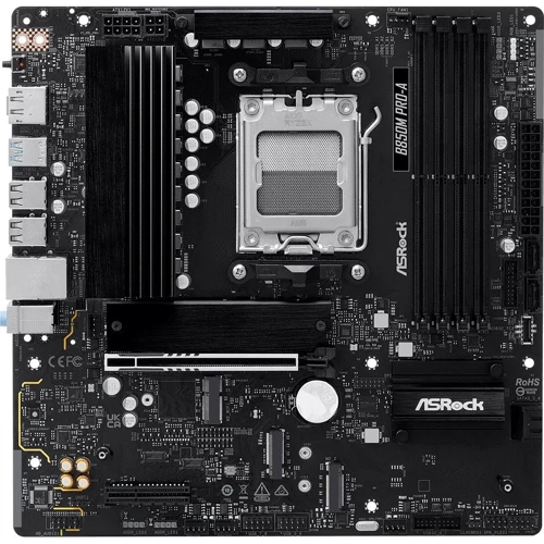 ASRock B850M PRO-A UA: Дополнительно Радиатор на VRM, Поддержка UEFI, Поддержка RAID