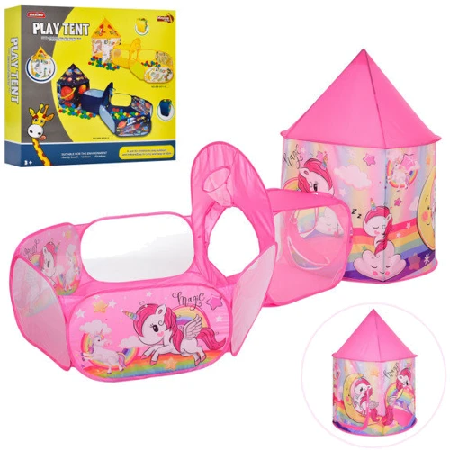 Детская палатка Bambi MR 0632 домик, тонель, манеж, накидка