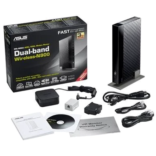Маршрутизатор Wi-Fi Asus DSL-N66U: Тип антенны внутренняя