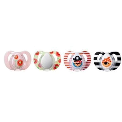 Tommee tippee Ортодонтическая пустышка с рисунком латекс (2 шт) 6-18 мес. (6039) (43322361)