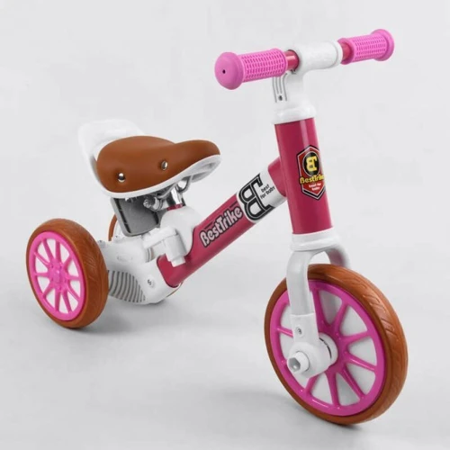 Детский велосипед BestTrike красный (15996): Рекомендуемый возраст от 1.5 лет