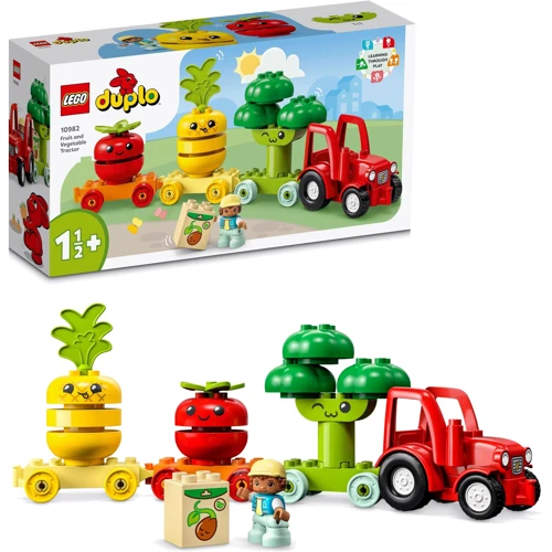 Конструктор LEGO DUPLO My First Трактор для вирощування фруктів та овочів 19 деталей (10982) фото 6