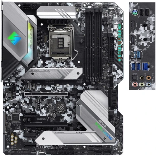 ASRock Z490 Steel Legend: Оперативна пам'ять 4xDDR4 4266 МГц, до 128 ГБ