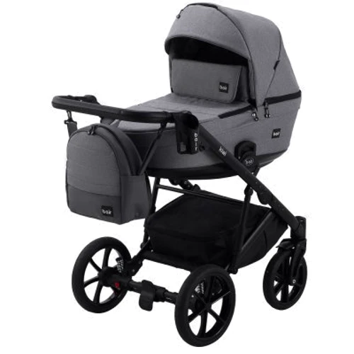 Универсальная коляска 2 в 1 Bair Kiwi Soft BKS-218 серый (625506)