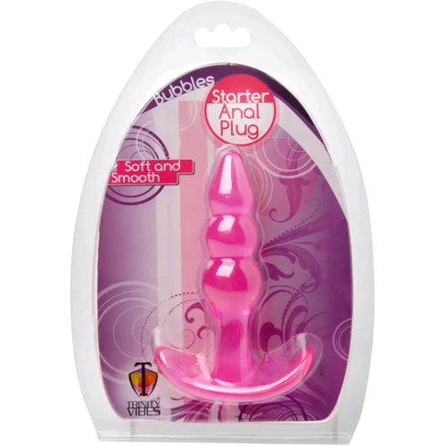 Анальная пробка Trinity Vibes Bubbles Bumpy Starter Anal Plug