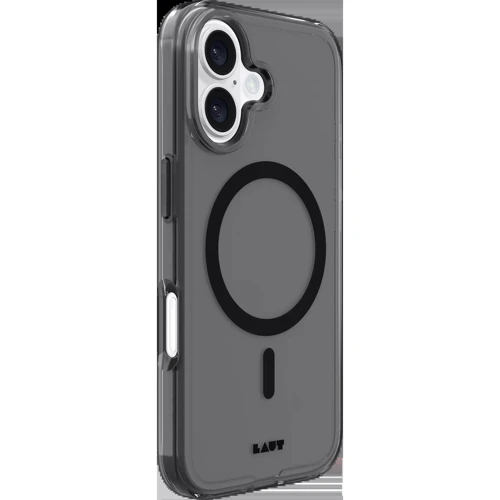Чехол для iPhone LAUT CRYSTAL-M Transparent Black (L_IP24A_CRM_UB) for iPhone 16: Цвет черный