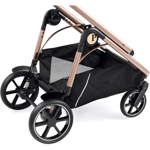 Коляска универсальная 3 в 1 Peg-Perego Book Mon Amour SLK розовое золото (PACK-BOOK31SLK0011): Материал колес полиуретан