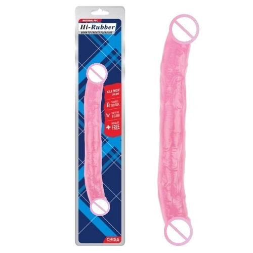 Двухсторонний фаллоимитатор CHISA 12.8 Inch Dildo Pink