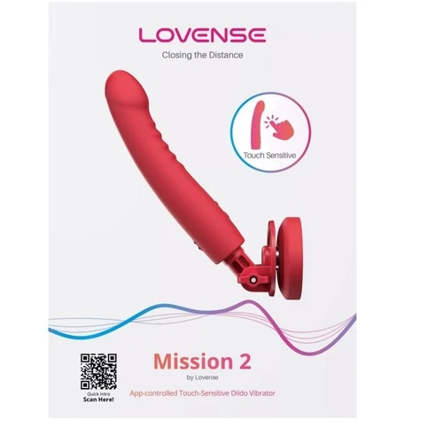 Дилдо с вибрацией Lovense Mission 2 Vibrating suction cup dildo