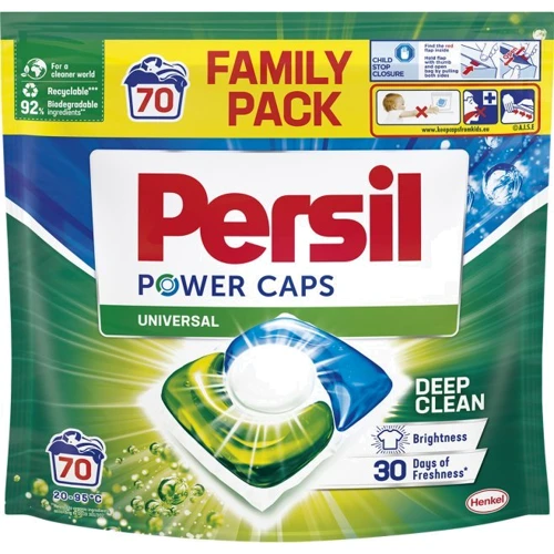 Капсули для прання Persil Power Caps Universal 70 шт