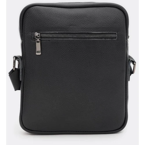 Мужская сумка планшет Borsa Leather черная (K1265-3bl-black): Страна производитель Тайвань
